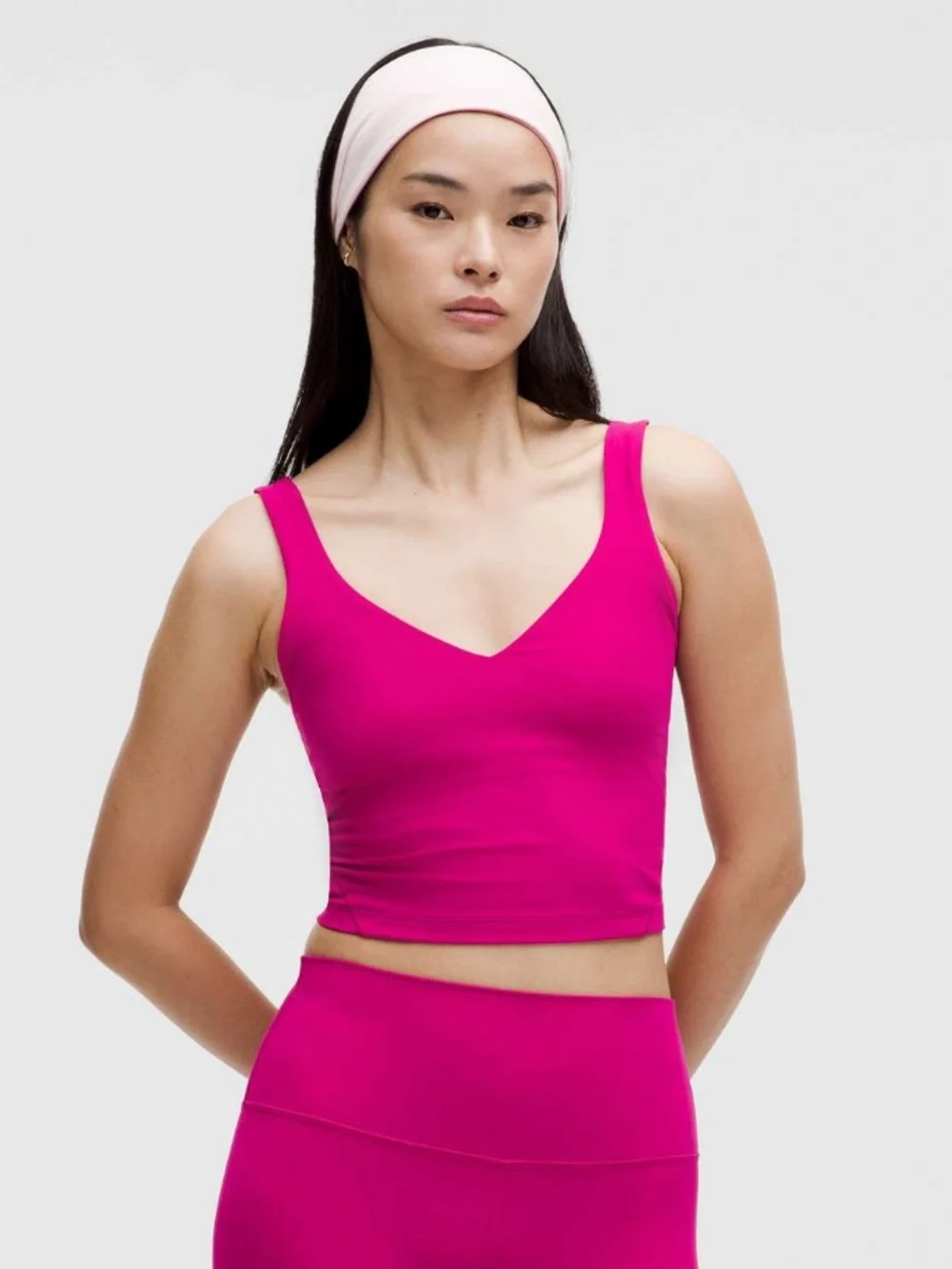 EUC Lululemon Matching Align Ripened Raspberry Set. Size 6 - Picture 7 of 11